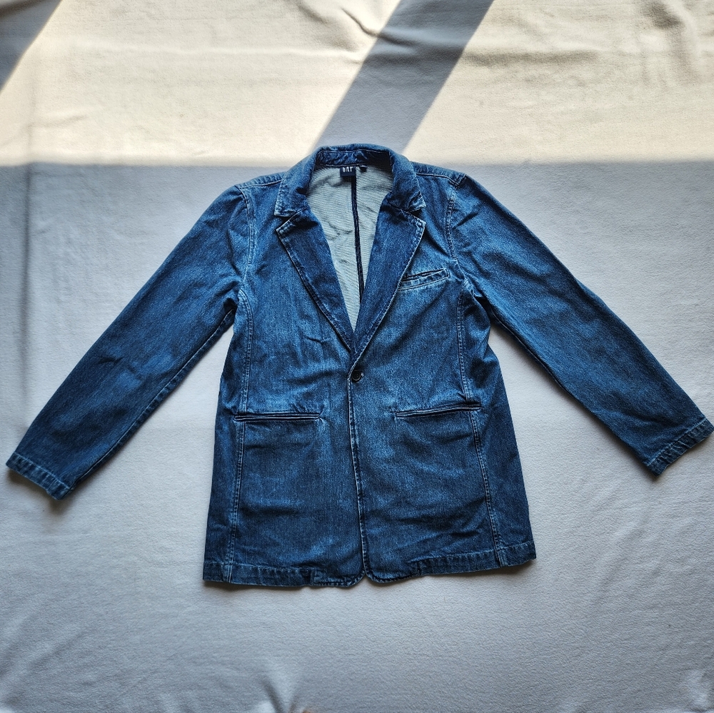 GAP Tall Denim Blazer